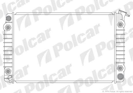 Радіатор охолодження Polcar 253008-3