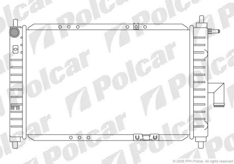 Радіатор охолодження Polcar 290208-3