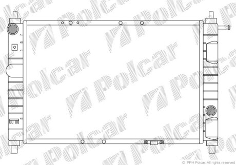 Радіатор охолодження Polcar 290208A