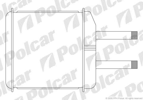 Радіатор обігріву Polcar 2902N8-1