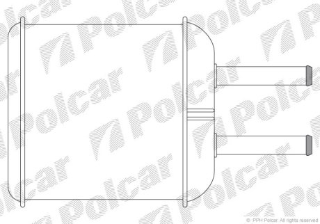 Радіатор пічки Polcar 2902N8A1