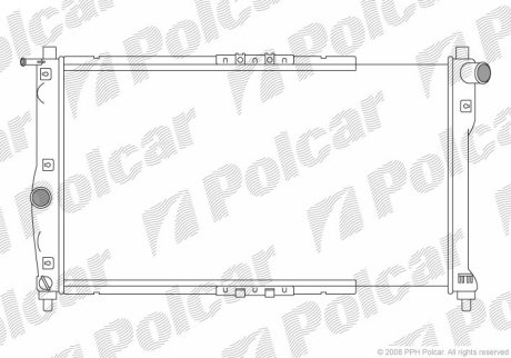 Радіатор охолодження Polcar 292208A1