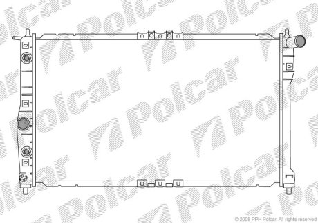 Радіатор охолодження Polcar 292308A2 (фото 1)