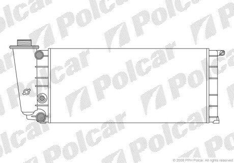 Радіатор охолодження Polcar 3004082