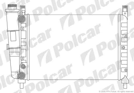 Радіатор охолодження Polcar 3016087