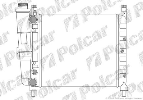 Радіатор охолодження Polcar 3016089