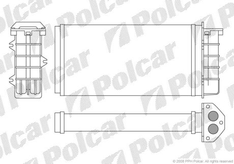 Радіатор обігріву Polcar 3018N8-1