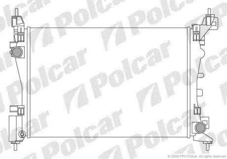 Радіатор охолодження Polcar 3024083