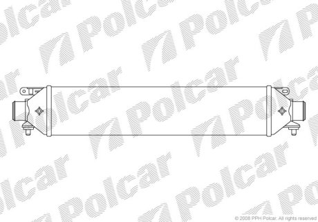 Радіатор повітря (Інтеркулер) Polcar 3024J8-3