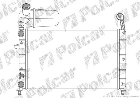 Радіатор охолодження Polcar 3026081