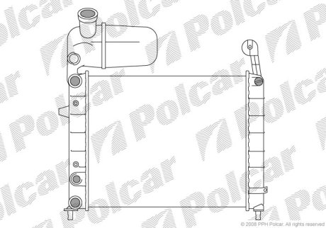 Радіатор охолодження Polcar 3026084