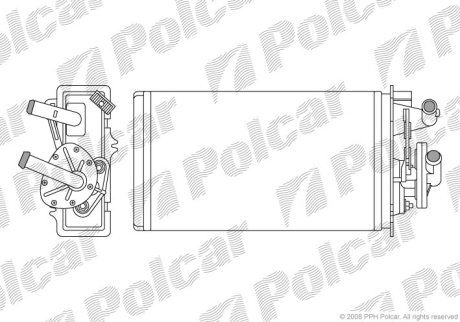 Радіатор пічки Polcar 3026N82