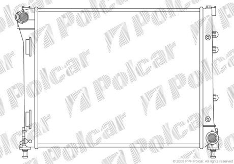 Радіатор охолодження Polcar 303508A2 (фото 1)