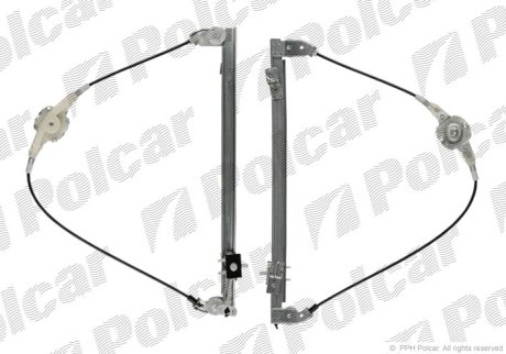 Склопідйомник передній правий Polcar 3040PSM2
