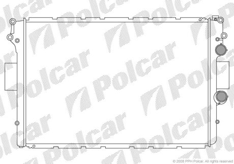 Радіатор охолодження Polcar 305208B3