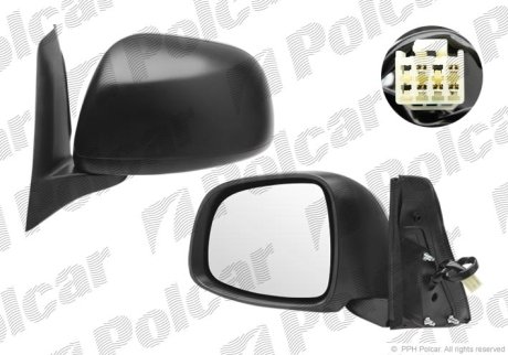 Дзеркало зовнішнє правий Polcar 3075521M