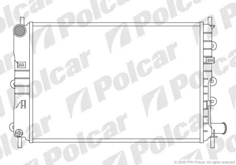 Радіатор охолодження Polcar 320608A4