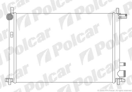 Радіатор охолодження Polcar 321008A1