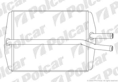 Радіатор обігріву Polcar 3210N8-1 (фото 1)