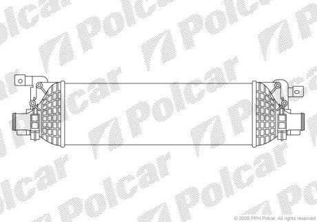 Радіатор повітря (Інтеркулер) Polcar 3212J81X (фото 1)