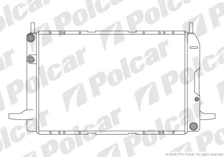 Радіатор охолодження Polcar 322308A4 (фото 1)