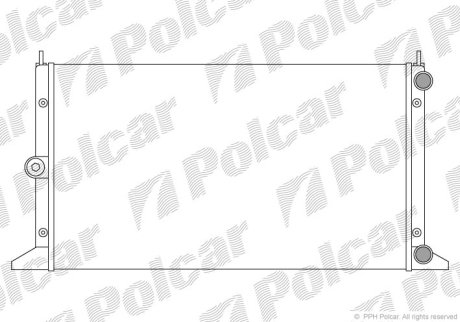 Радіатор охолодження Polcar 324008A3