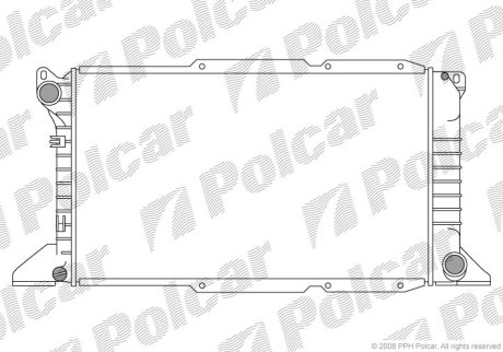 Радіатор охолодження Polcar 324608-2