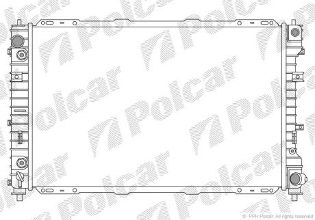 Радіатор охолодження Polcar 325108-1