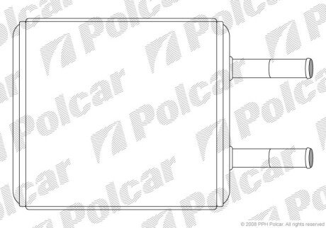 Радіатор обігріву SRL Polcar 4005N81 (фото 1)