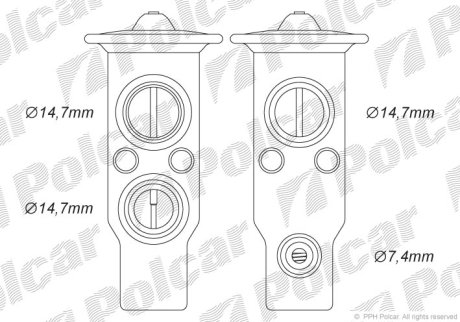 Стопорний клапан Polcar 4035KZ1