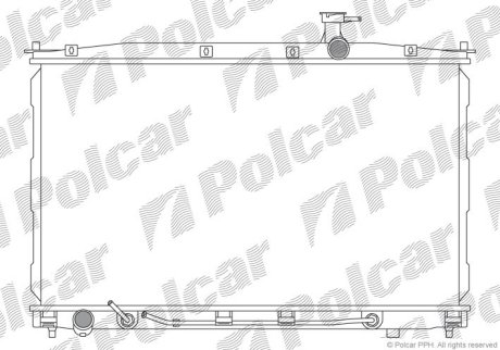 Радіатор охолодження Polcar 405108-1