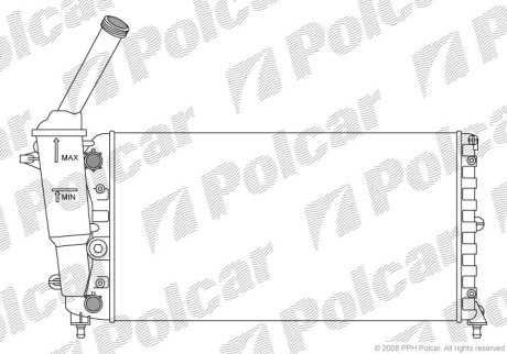 Радіатор охолодження Polcar 4202081