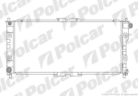 Радіатор охолодження Polcar 451608-7