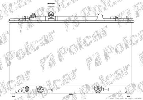 Радіатори охолодження Polcar 451908-4