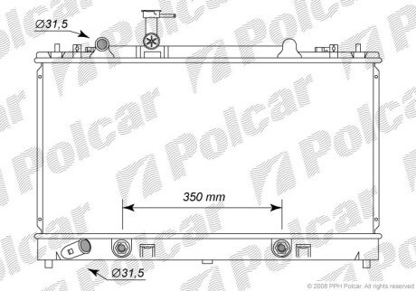 Радіатори охолодження Polcar 4519084K