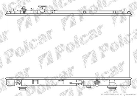 Радіатор охолодження Polcar 455508-1