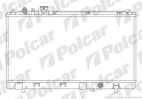 Радіатор охолодження SRL Polcar 4555082