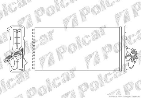 Радіатор обігріву Polcar 5012N8-1 (фото 1)