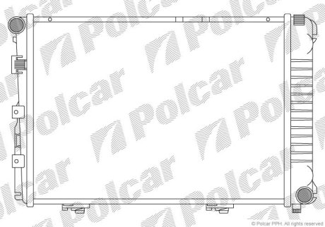 Радіатор охолодження Polcar 501408-1