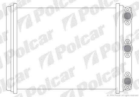 Радіатор обігріву SRL Polcar 5014N81 (фото 1)