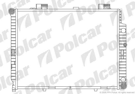 Радіатор охолодження SRL Polcar 502108-4