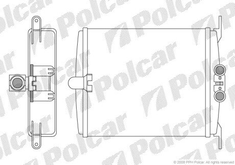 Радіатор обігріву SRL Polcar 5024N82