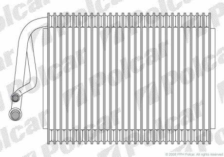 Випаровувач кондиціонера Polcar 5025P81 (фото 1)