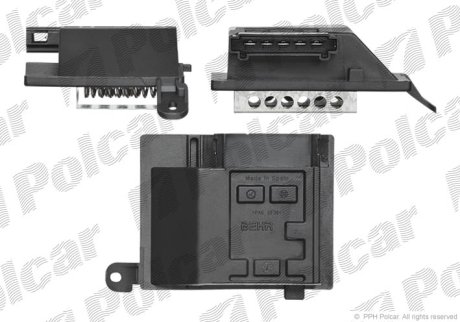 Регулятор вентилятора кабіни Polcar 5040KST1X