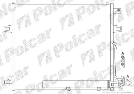 Радіатор кондиціонера Polcar 5045K8C1 (фото 1)