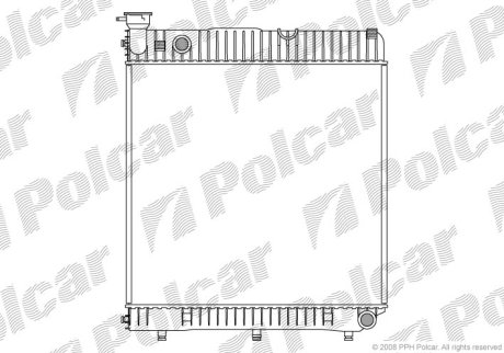 Радіатор охолодження Polcar 506108-2