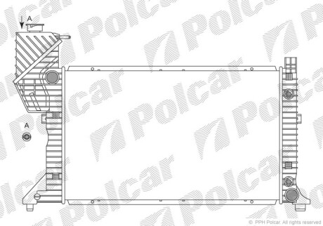 Радіатори охолодження Polcar 506208-4