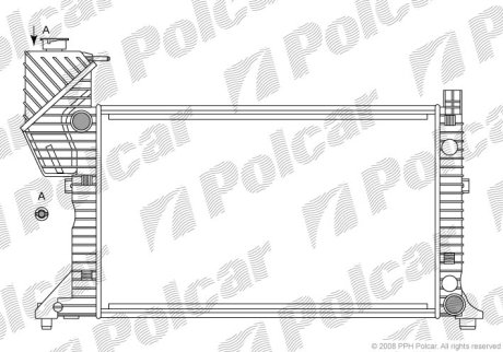 Радіатор охолодження Polcar 506208A2