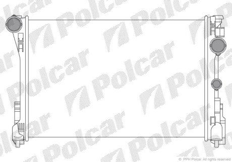 Радіатор охолодження Polcar 507008-1