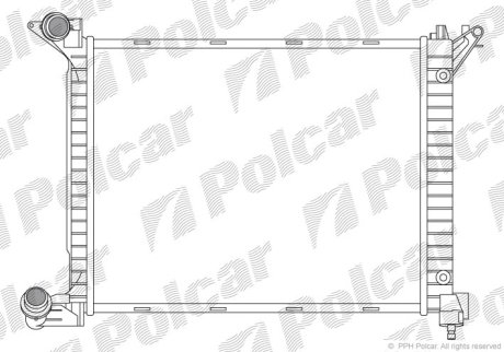 Радіатор охолодження Polcar 510108-4